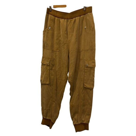 Anthropologie olive khaki Fall Cargo jogger pants M - Picture 1 of 5